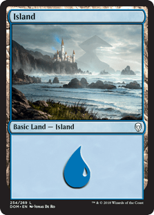 Island (254) (Dominaria) Near Mint - Nick Nack's Full Frontal Attack