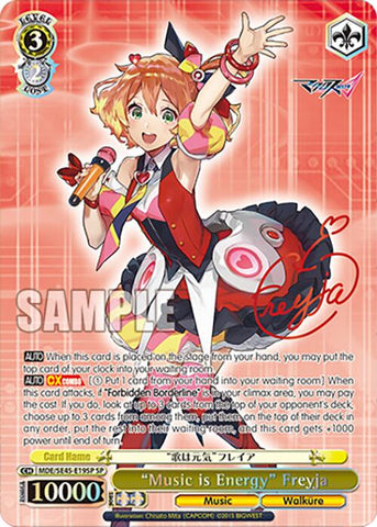 "Music is Energy" Freyja (MDE/SE45E19SP SP) [MACROSS Delta Premium Booster]