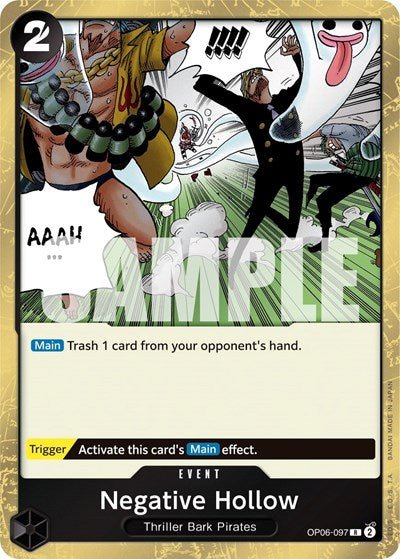 Negative Hollow (Wings of the Captain) Near Mint Foil - Nick Nack's Full Frontal Attack