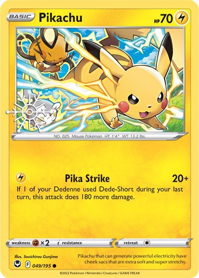Pikachu - 049/195 (Holiday Calendar) (Miscellaneous Cards & Products) Near Mint Holofoil