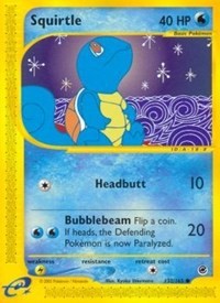 Squirtle (132) (Expedition) Light Play