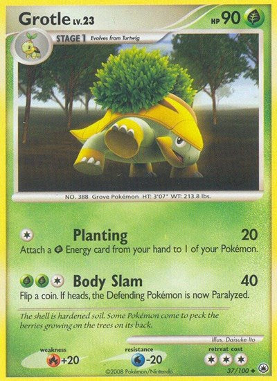 Grotle (Majestic Dawn) Light Play