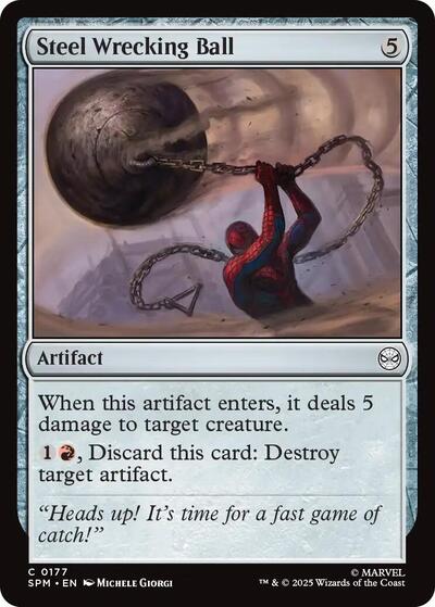 Steel Wrecking Ball (Marvel's Spider - Man) Near Mint - Nick Nack's Full Frontal Attack