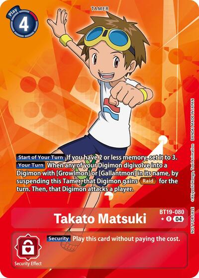Takato Matsuki (Release Special Booster 2.5: Box Promotion Pack) (Release Special Booster 2.5) Light Play Foil