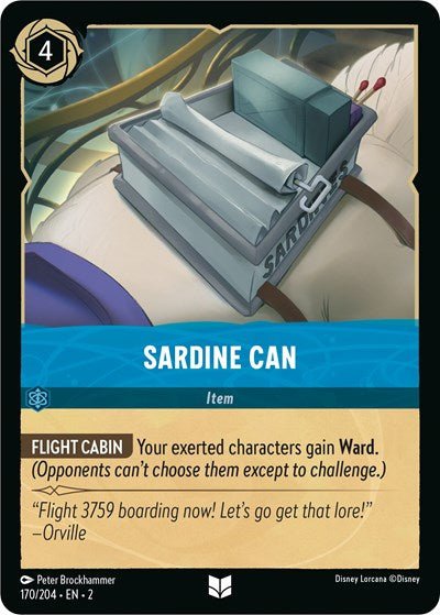 Sardine Can (Rise of the Floodborn) Near Mint - Nick Nack's Full Frontal Attack