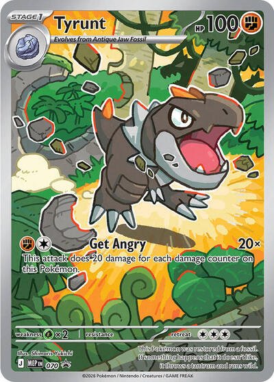Tyrunt - 070 (ME: Mega Evolution Promo) Near Mint Holofoil - Nick Nack's Full Frontal Attack