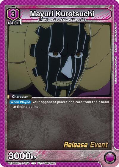Mayuri Kurotsuchi (BLEACH: Thousand-Year Blood War Release Event Cards) Near Mint - Nick Nack's Full Frontal Attack