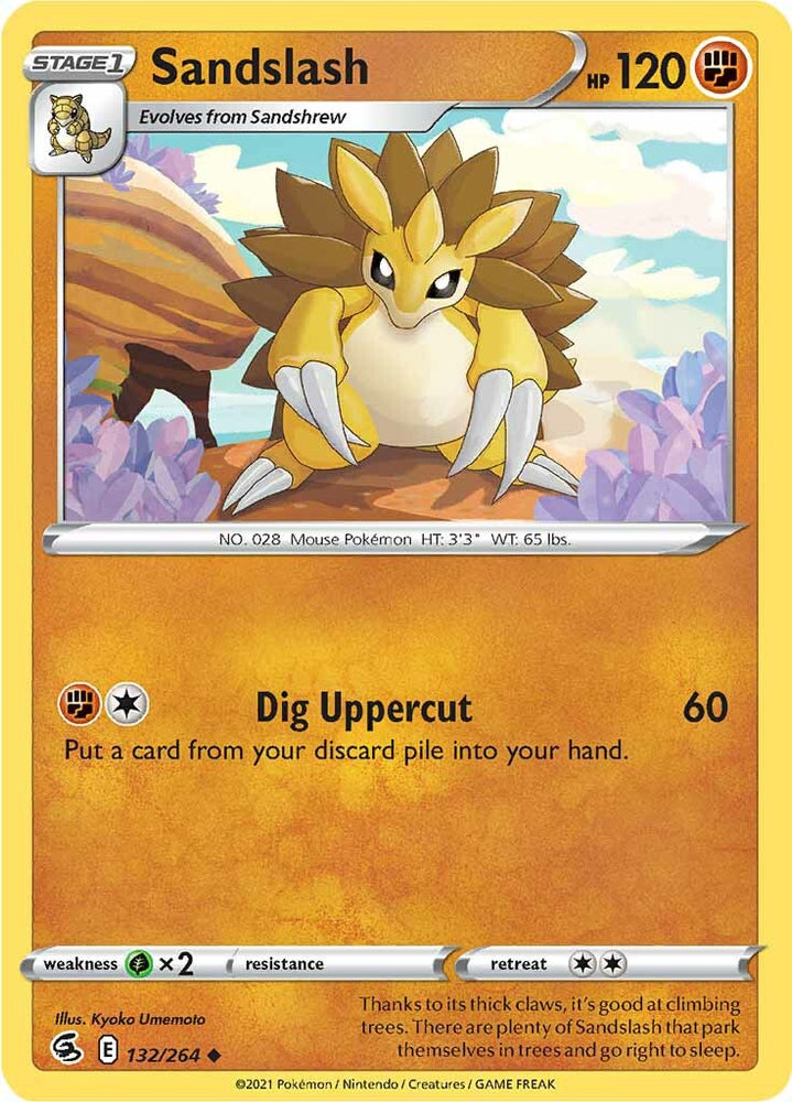 Sandslash (132/264) [Espada y escudo: Golpe de fusión] 