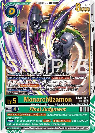 Monarchlizamon // Final Judgement (Dual Revolution Booster) Near Mint Foil