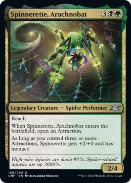 Spinnerette, Arachnobat (Unfinity) Near Mint