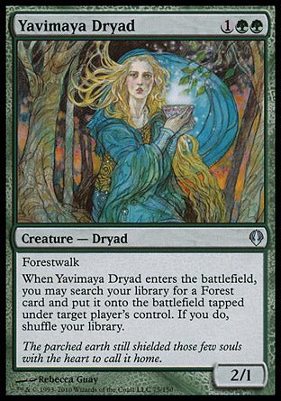 Yavimaya Dryad (Archenemy) Near Mint - Nick Nack's Full Frontal Attack
