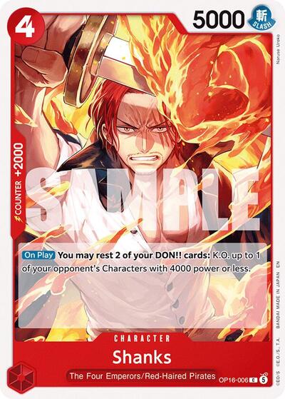 Shanks (The Time of Battle) Near Mint