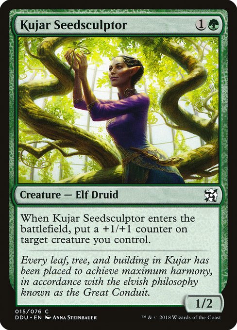 Kujar Seedsculptor (Duel Decks: Elves vs Inventors) Near Mint