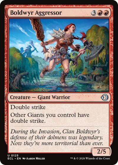 Boldwyr Aggressor (Lorwyn Eclipsed) Near Mint - Nick Nack's Full Frontal Attack