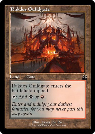 Rakdos Guildgate (Retro Frame) (Ravnica Remastered) Near Mint - Nick Nack's Full Frontal Attack