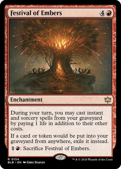 Festival of Embers (Bloomburrow) Near Mint