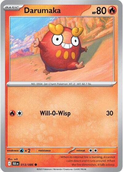 Darumaka (SV: Black Bolt) Near Mint - Nick Nack's Full Frontal Attack