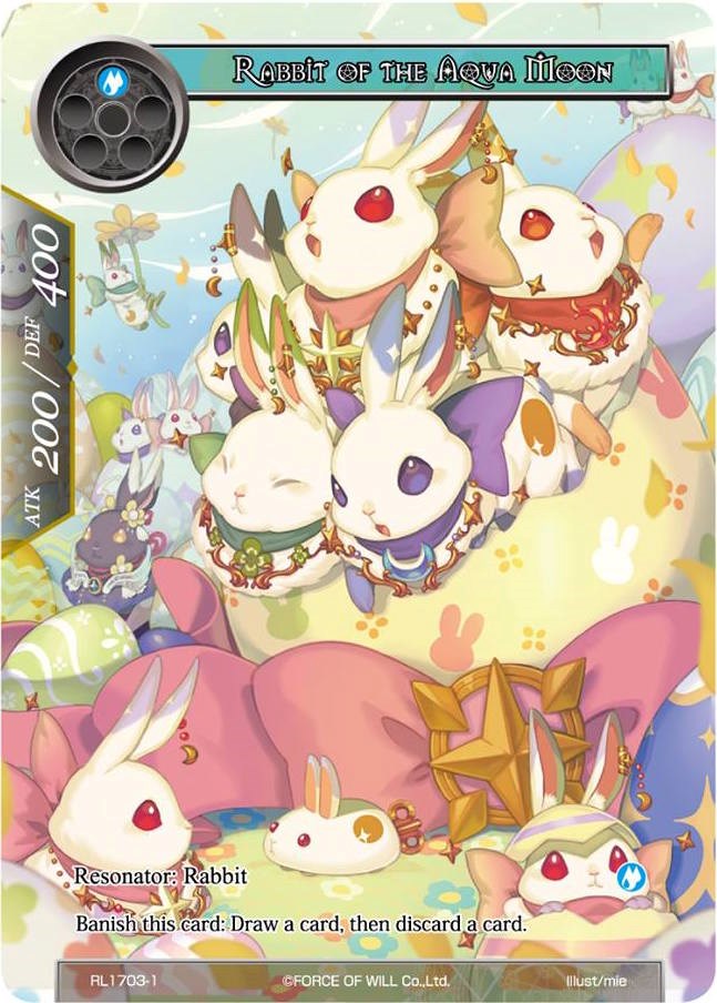 Rabbit of the Aqua Moon (RL1703-1) [Promo Cards]