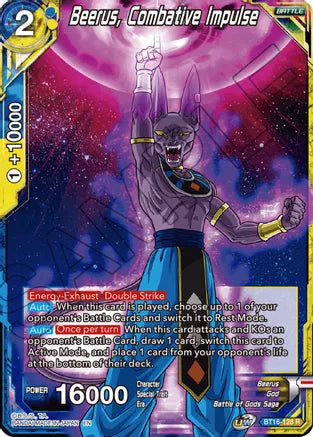 Beerus, Impulso Combativo [BT16-128] 