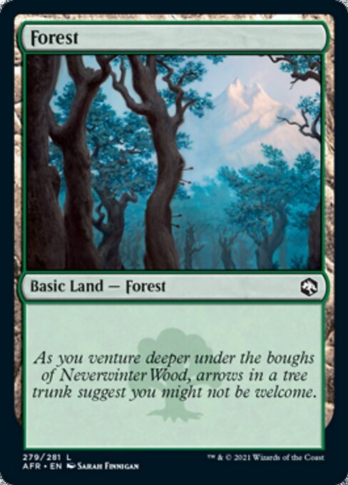 Forest (279) (Adventures in the Forgotten Realms) Near Mint - Nick Nack's Full Frontal Attack