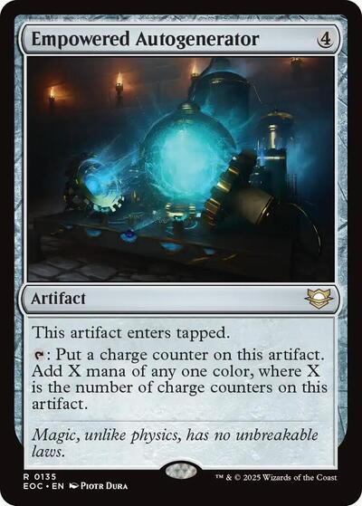 Empowered Autogenerator (Commander: Edge of Eternities) Near Mint - Nick Nack's Full Frontal Attack