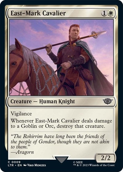 East-Mark Cavalier (Universes Beyond: The Lord of the Rings: Tales of Middle-earth) Near Mint
