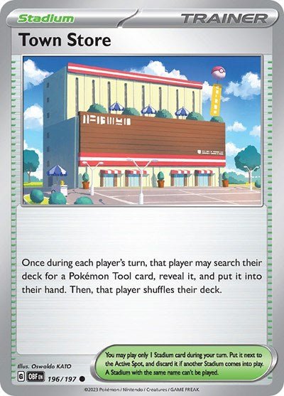 Town Store (Scarlet and Violet: Obsidian Flames) Near Mint - Nick Nack's Full Frontal Attack