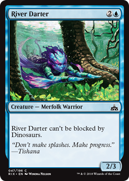 River Darter (Rivals of Ixalan) Near Mint - Nick Nack's Full Frontal Attack