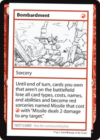 Bombardement (édition 2021) [Mystery Booster Playtest Cards] 