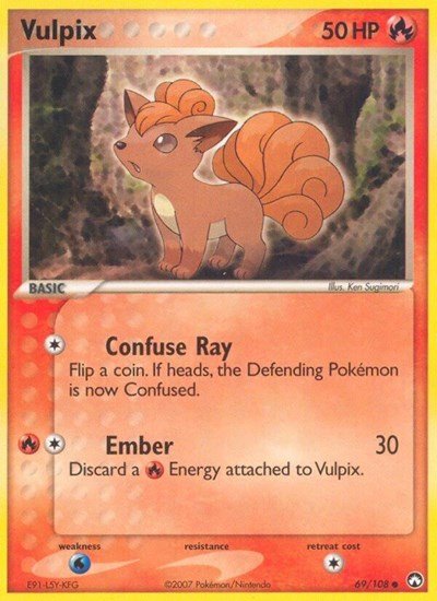 Vulpix (Power Keepers) Light Play - Nick Nack's Full Frontal Attack
