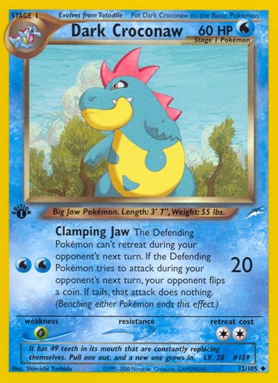 Dark Croconaw (Neo Destiny) Medium Play Unlimited