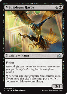 Mausoleum Harpy (Rivals of Ixalan) Near Mint - Nick Nack's Full Frontal Attack