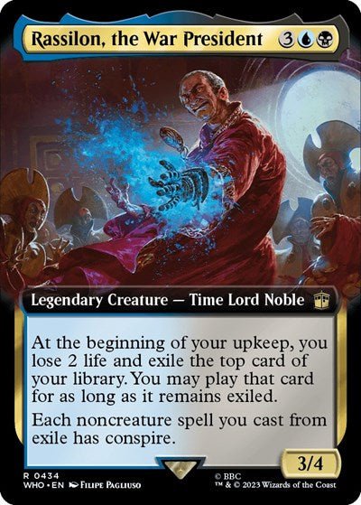 Rassilon, the War President (Extended Art) (Universes Beyond: Doctor Who) Near Mint - Nick Nack's Full Frontal Attack