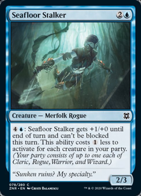 Seafloor Stalker (Zendikar Rising) Near Mint - Nick Nack's Full Frontal Attack
