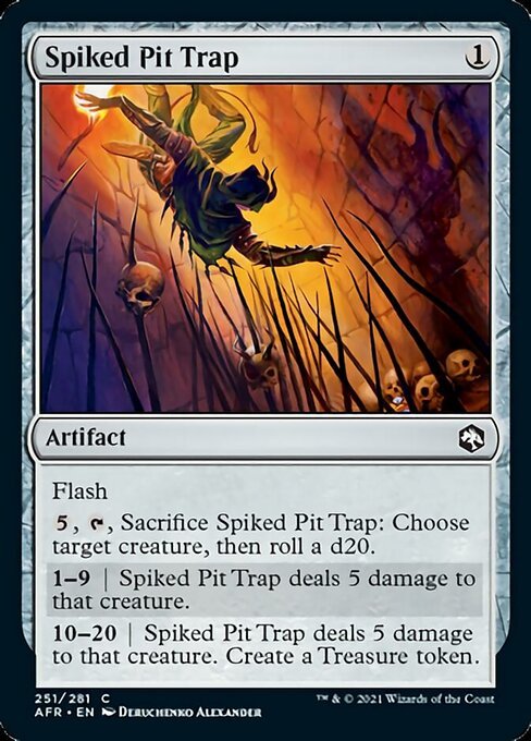 Spiked Pit Trap (Adventures in the Forgotten Realms) Near Mint - Nick Nack's Full Frontal Attack