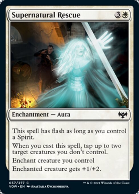 Supernatural Rescue (Innistrad: Crimson Vow) Near Mint - Nick Nack's Full Frontal Attack