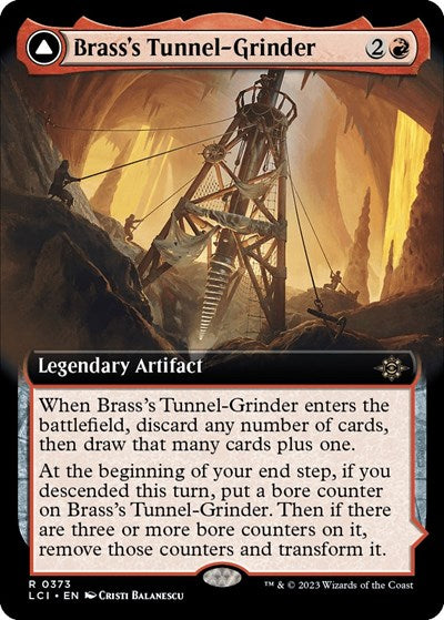 Brass's Tunnel-Grinder (Extended Art) (The Lost Caverns of Ixalan) Near Mint