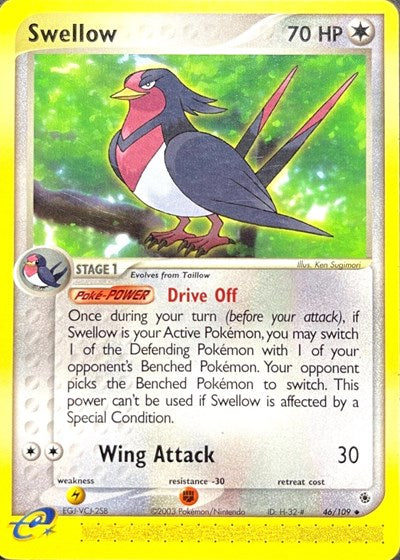 Swellow (Ruby and Sapphire) Light Play