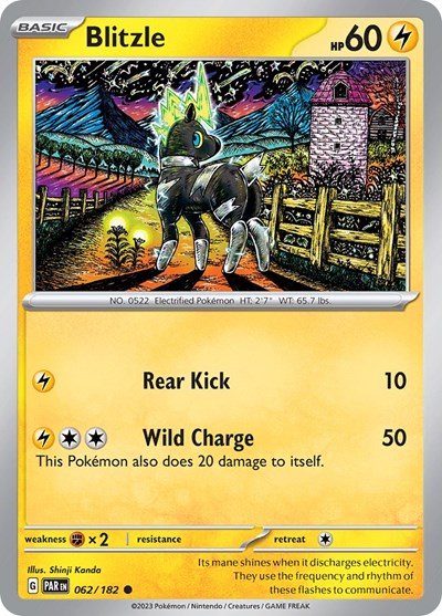 Blitzle - 062 (Scarlet and Violet: Paradox Rift) Near Mint
