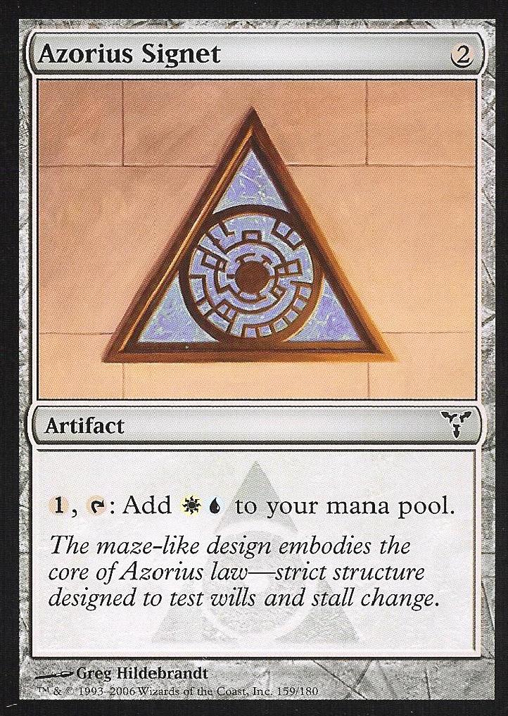 Azorius Signet (Dissension) Near Mint - Nick Nack's Full Frontal Attack