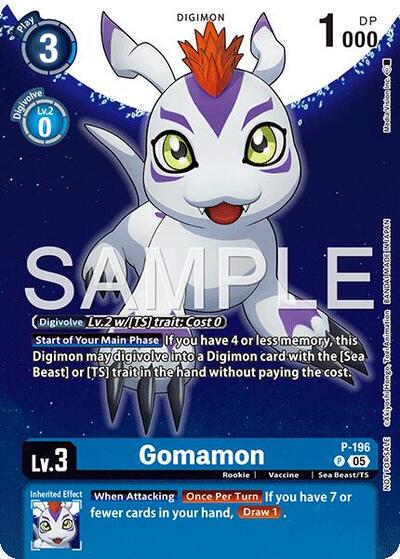 Gomamon (Digimon Story: Time Stranger Promo Pack) (Digimon Promotion Cards) Near Mint Foil