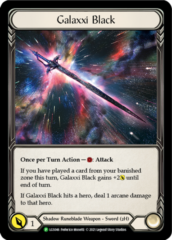 Galaxxi Noir [LGS046] Feuille froide 