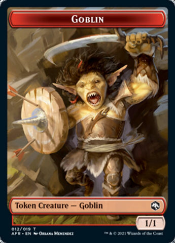 Dungeon of the Mad Mage // Goblin Double-face Token [Donjons &amp; Dragons : Aventures dans les Royaumes Oubliés Jetons] 