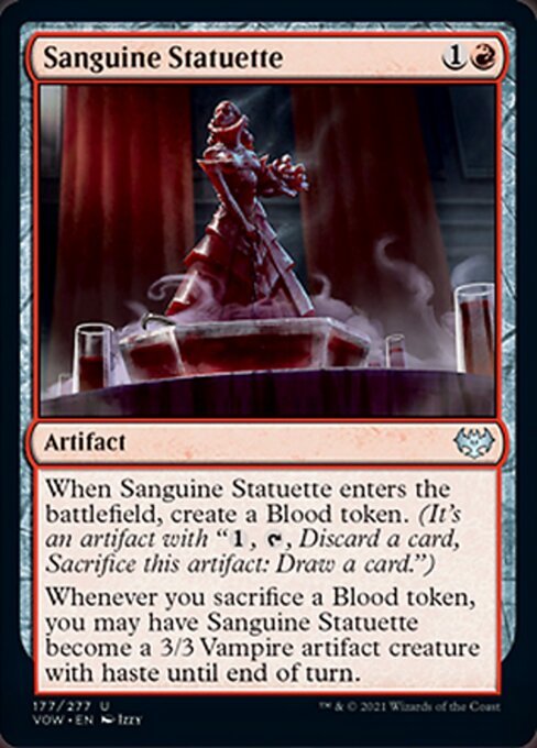 Sanguine Statuette (Innistrad: Crimson Vow) Near Mint - Nick Nack's Full Frontal Attack