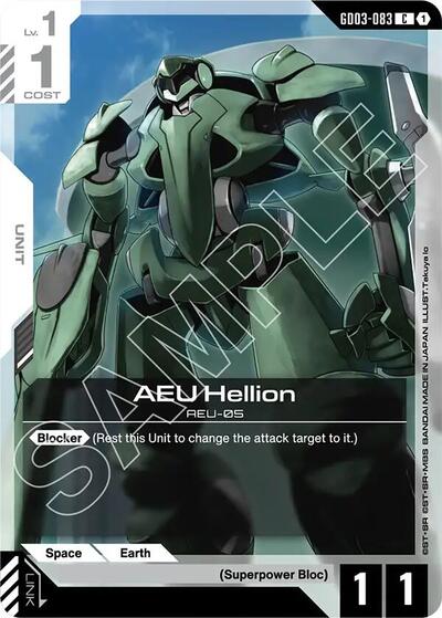 AEU Hellion (Steel Requiem) Near Mint - Nick Nack's Full Frontal Attack