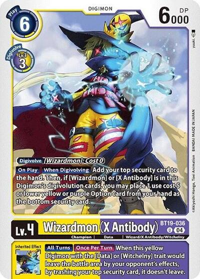 Wizardmon (X Antibody) (Release Special Booster 2.0) Damaged / Poor