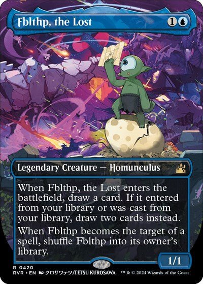 Fblthp, the Lost (Anime Borderless) (Ravnica Remastered) Near Mint - Nick Nack's Full Frontal Attack