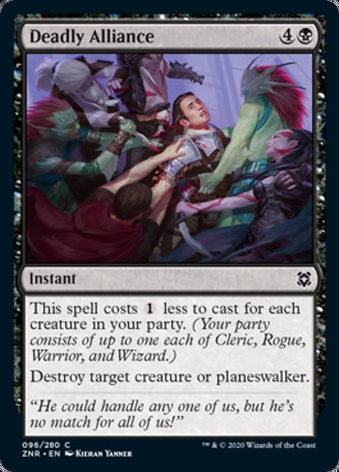 Deadly Alliance (Zendikar Rising) Near Mint - Nick Nack's Full Frontal Attack