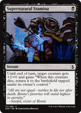 Supernatural Stamina (Amonkhet) Near Mint