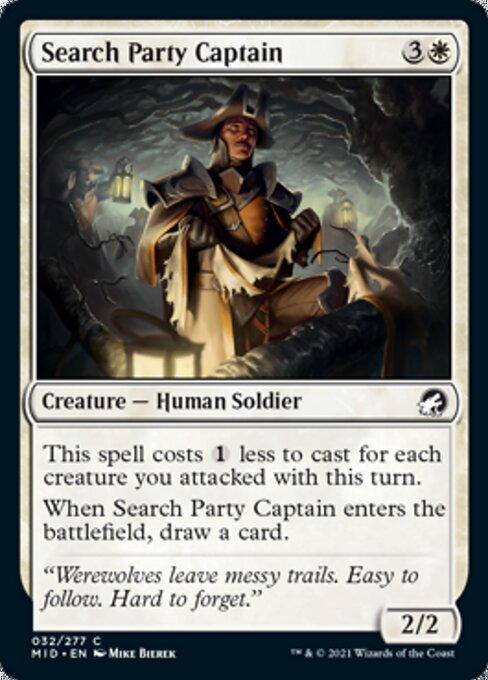 Search Party Captain (Innistrad: Midnight Hunt) Near Mint - Nick Nack's Full Frontal Attack